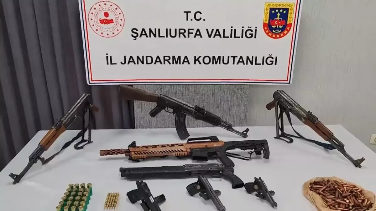 Şanlıurfa’da Silah Kaçakçılarına Operasyon