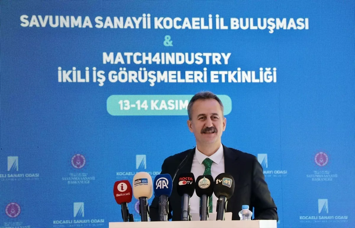 Savunma Sanayii Başkanı Görgün “Match4Industry İkili İş Görüşmeleri” etkinliğinde konuştu Açıklaması