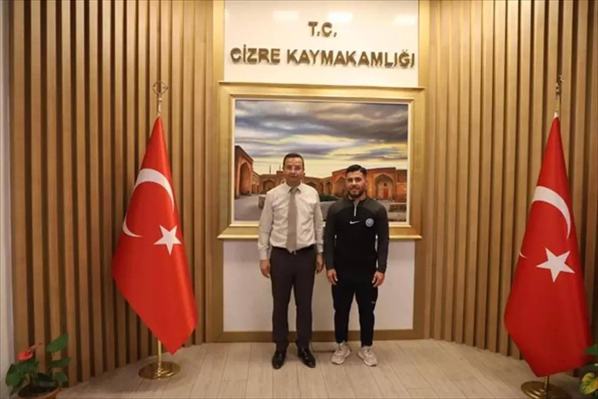 Sinan Sadak’tan Kaymakam Baycar’a Ziyaret