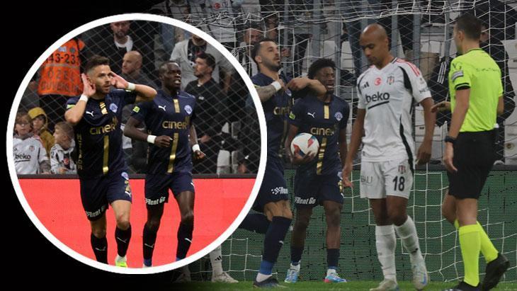 SON DAKİKA | Beşiktaş’a Kasımpaşa şoku! Dolmabahçe’de 4 gol ve 1 kırmızı kart