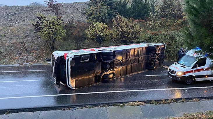 Son dakika… İstanbul Esenler’de yolcu otobüsü devrildi! 2 ölü, 15 yaralı