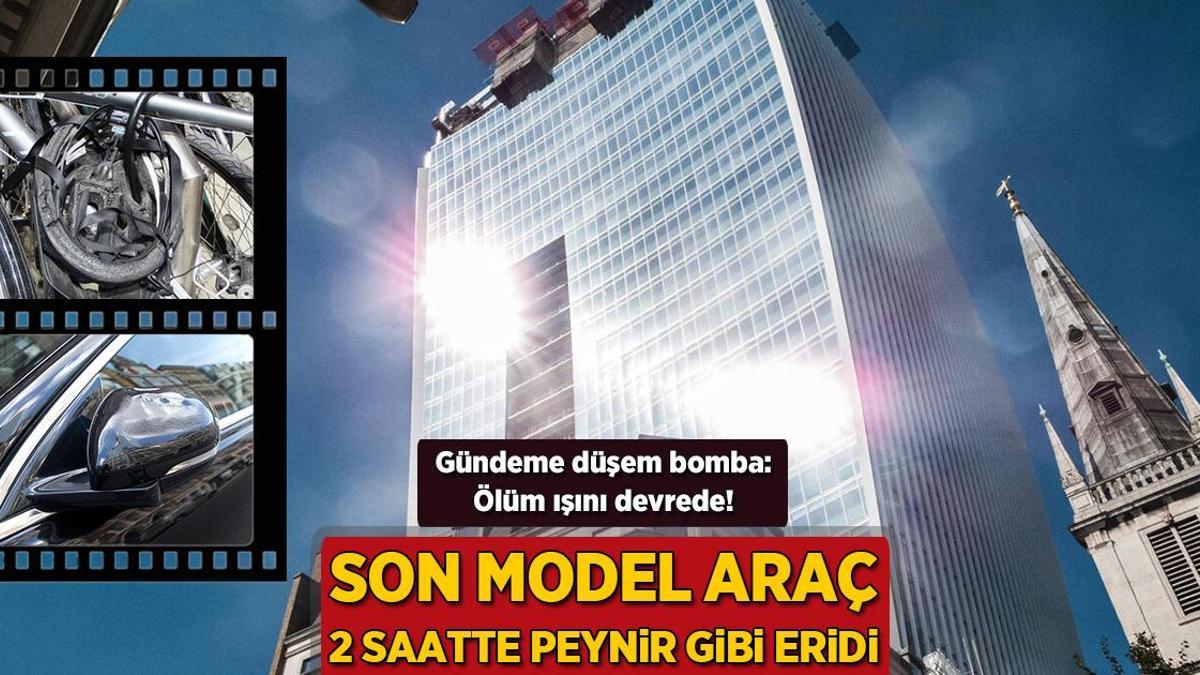 Son model araç 2 saatte peynir gibi eridi! Gündeme düşen bomba: Ölüm ışını devrede