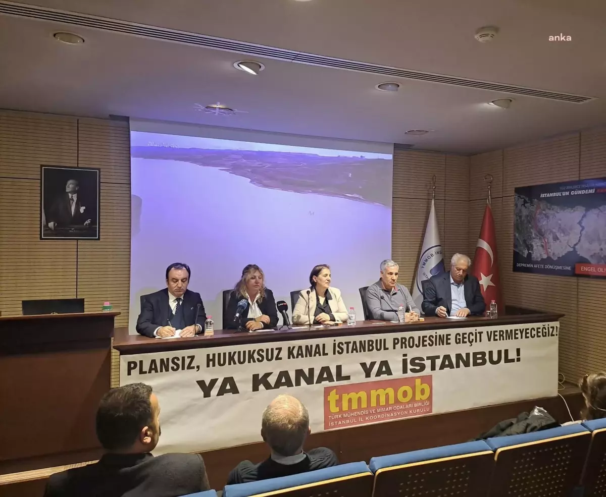 TMMOB’dan Kanal İstanbul’a Hayır Çağrısı