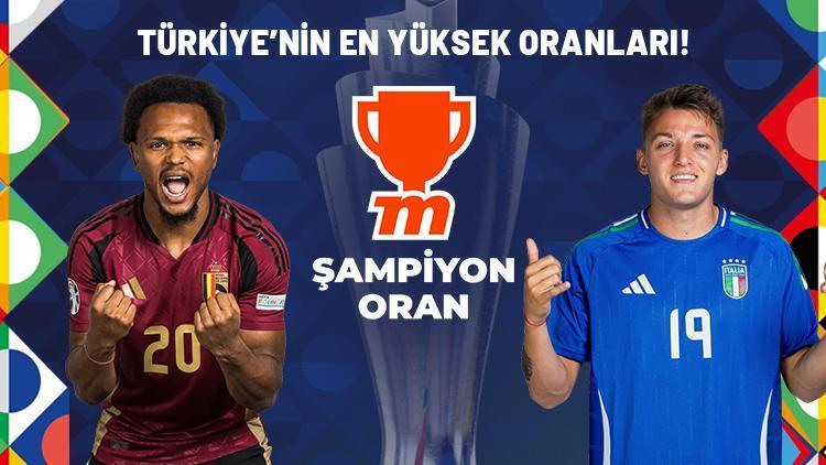 Uluslar Ligi’nde dev maç: Belçika – İtalya! En yüksek oranlar Misli’de…