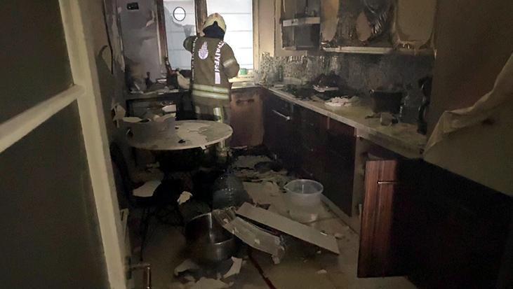 Yangın ihbarında ortaya çıktı! Poşet poşet uyuşturucu