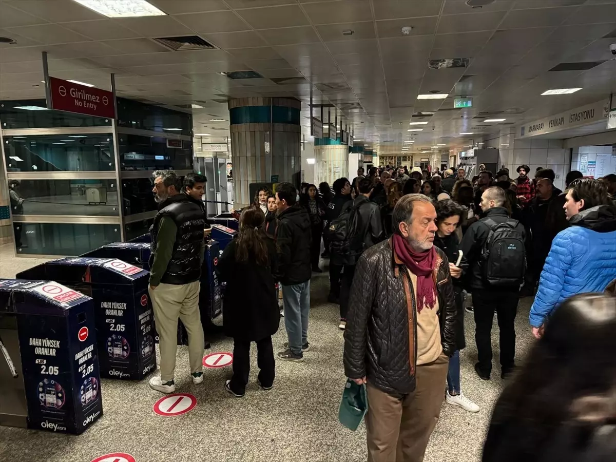 Yenikapı Metro İstasyonu’nda Yangın