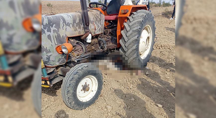 Yerdeki taşı kaldırmak isteyen çiftçinin feci ölümü