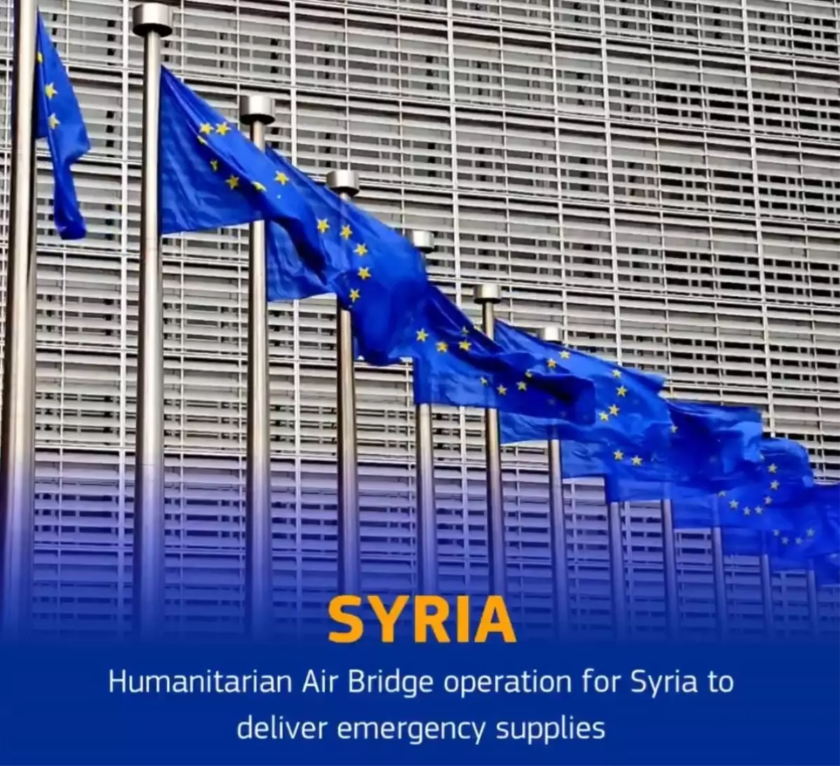 AB: Yardımların ulaştırılması için Suriye’ye hava köprüsü kuracağız