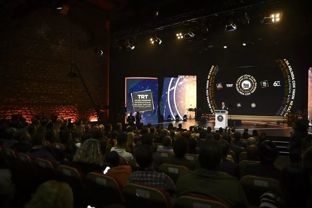 Cumhurbaşkanlığı İletişim Başkanı Altun “15. TRT Uluslararası Belgesel Ödülleri” galasında konuştu Açıklaması