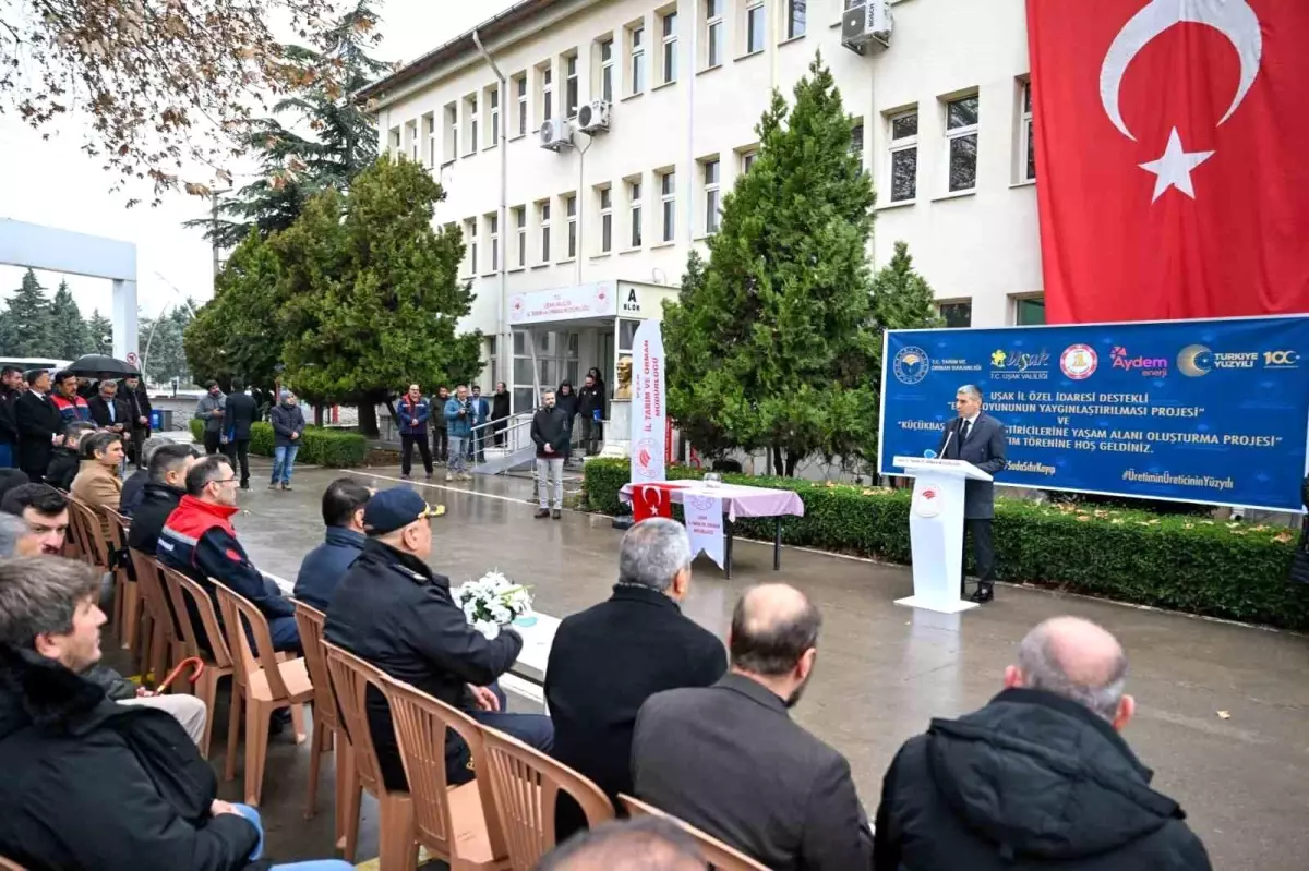 Uşak’ta Eşme Koyunu Projesi Kapsamında 500 Koyun Dağıtıldı